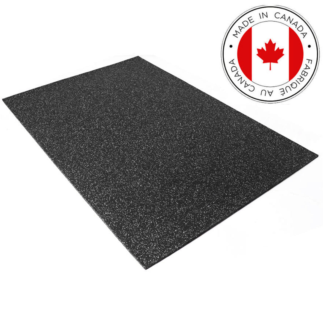 Plancher en caoutchouc Gorilla 4' x 6' 1/2" - Moucheté