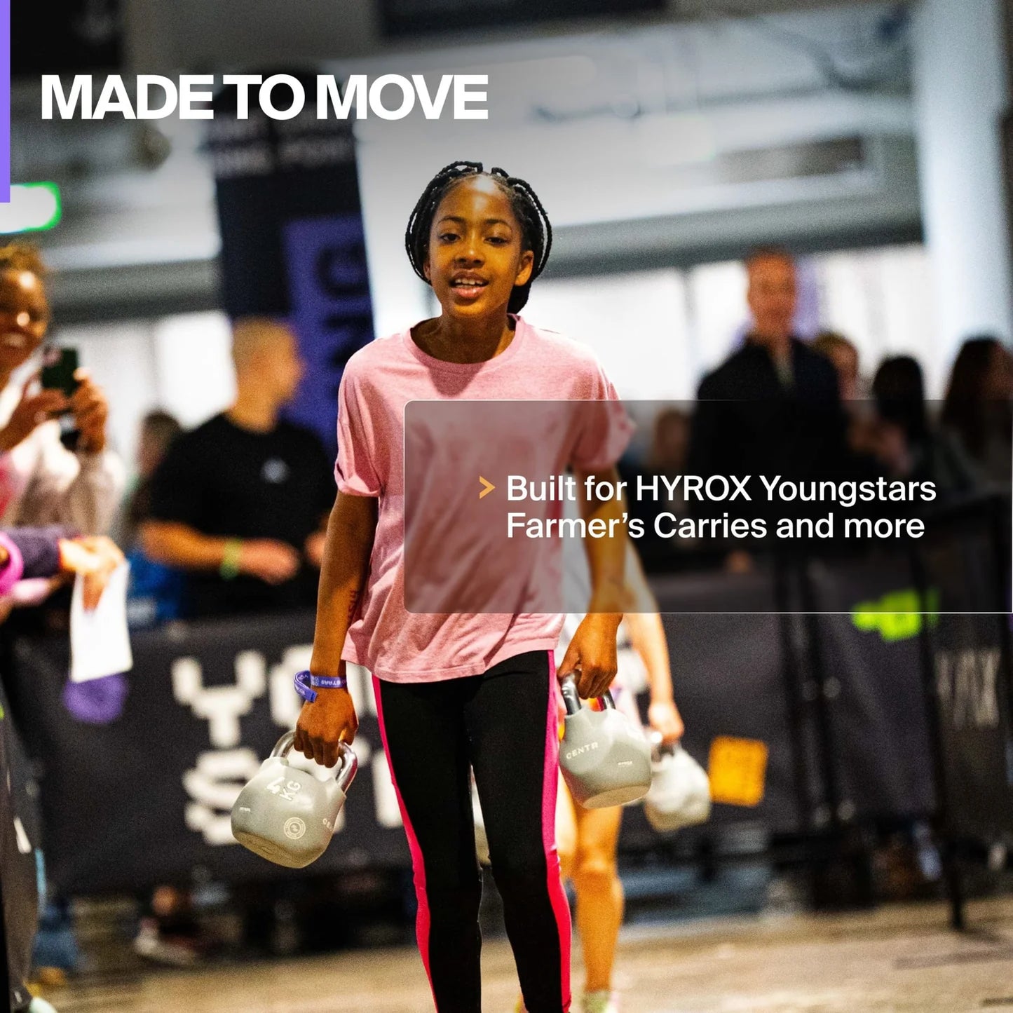 Centr x HYROX Competition Octo Kettlebell for Youngstars