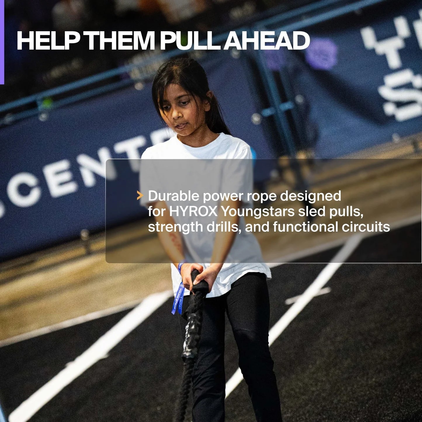Centr x HYROX Competition Power Rope for Youngstars