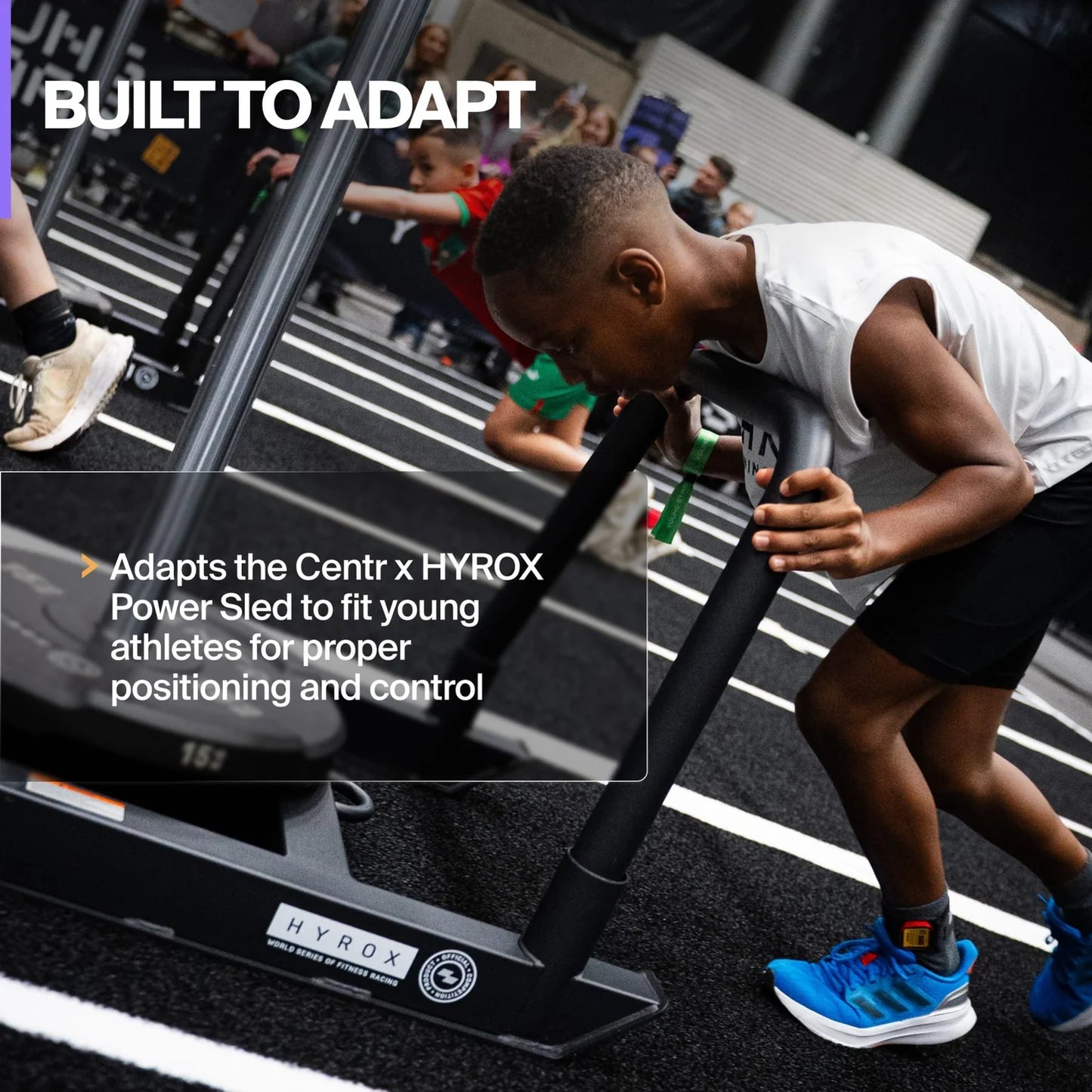 Centr x HYROX Competition Power Sled Frame Bar for Youngstars