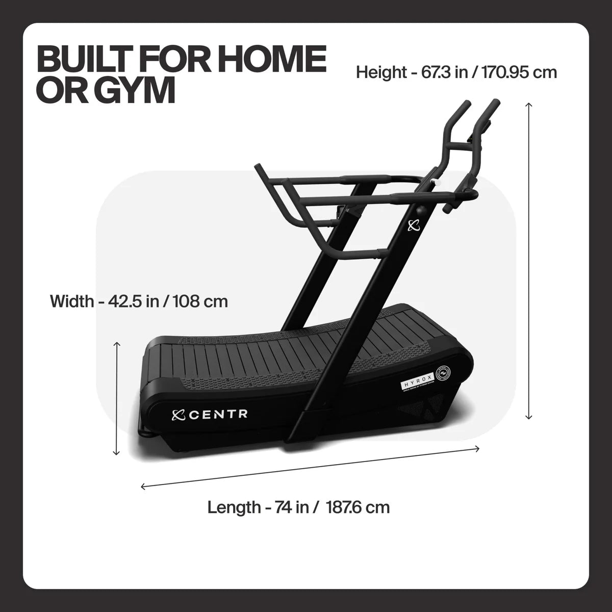 Centr x Hyrox Perform Tapis de Course