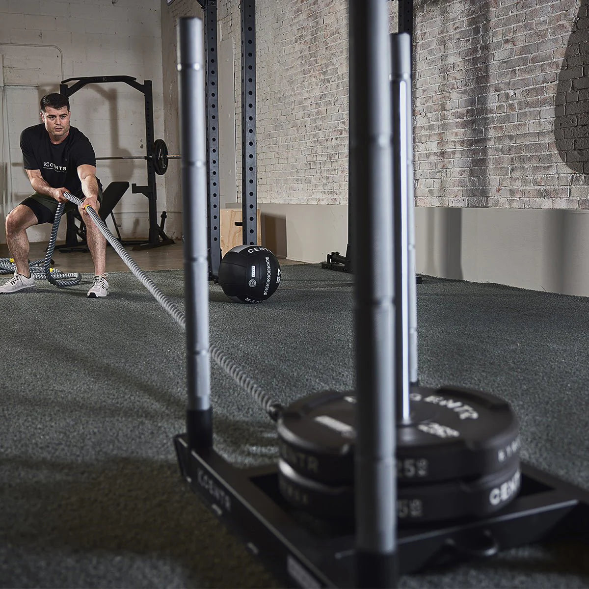 Centr x Hyrox Corde de combat pour compétition