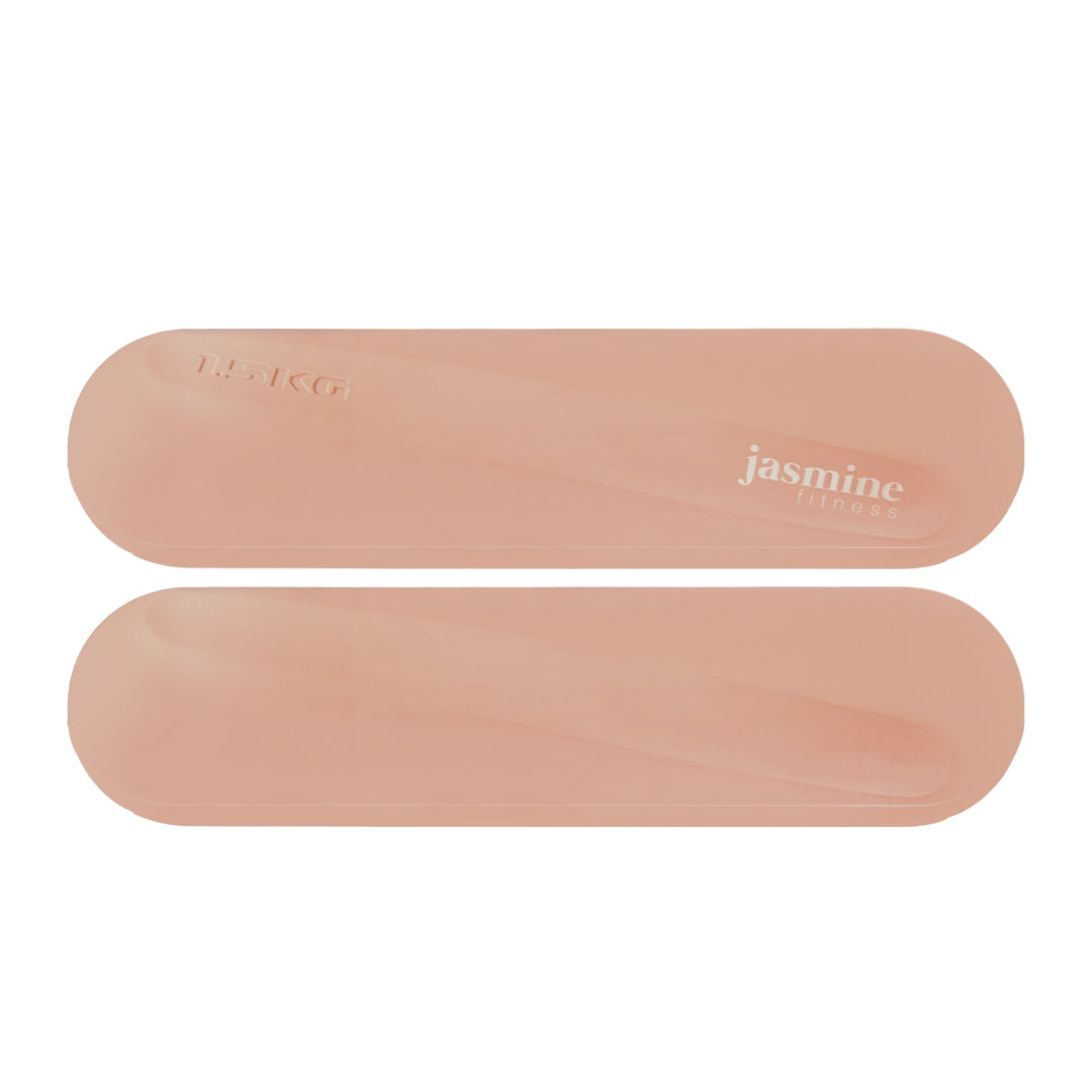 Jasmine Fitness - Barres Pilates - Argile (Paire de 1,5 kg)