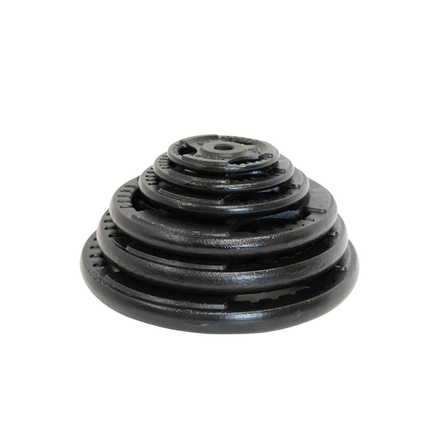 Mega Fitness - Ensemble de plaques en acier standard 1" de 265 lb avec barre de 84"