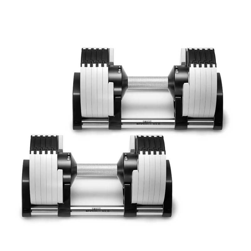 Nuobells - 5-50lb Adjustable Dumbbell Pair - Ash – The Treadmill