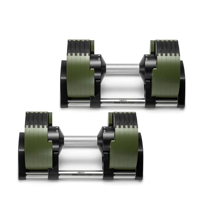 NUOBELL 550 Vert - Paire d'haltères réglables