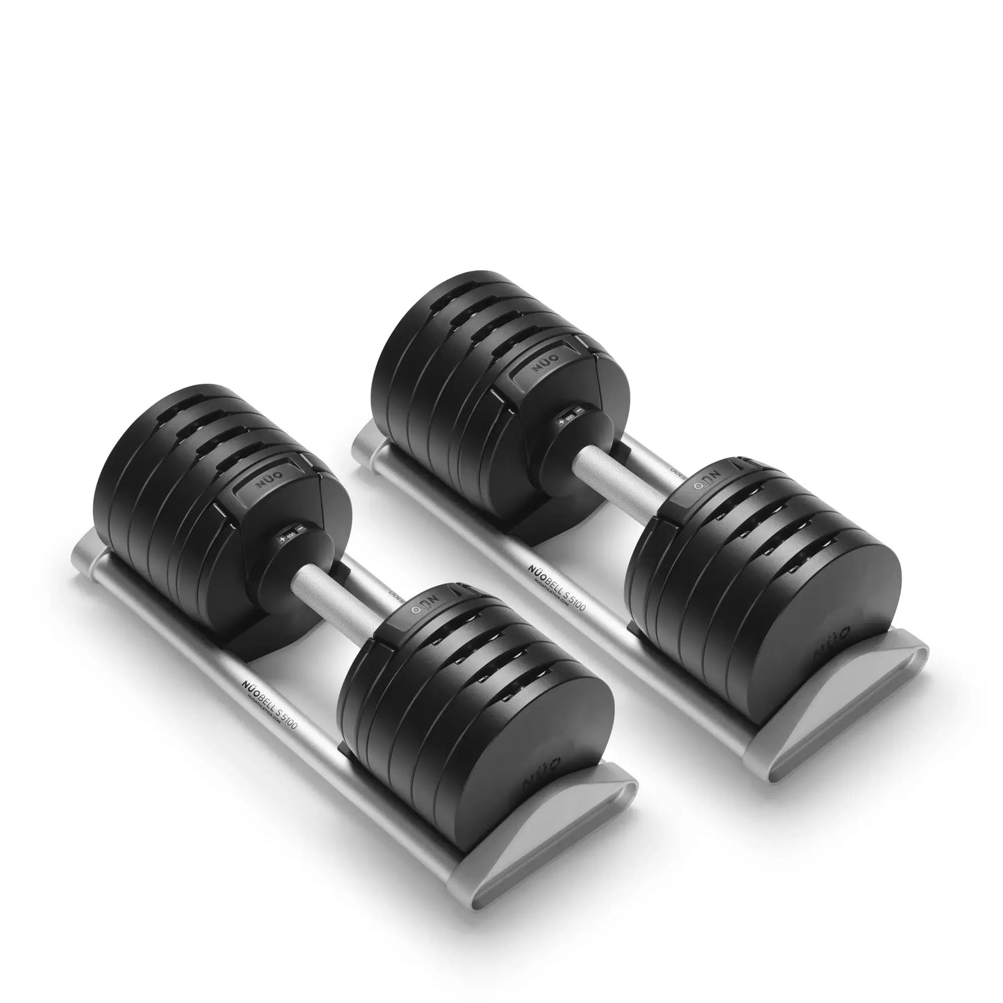 NUOBELL S 5100 Silver - Adjustable Dumbbell Pair