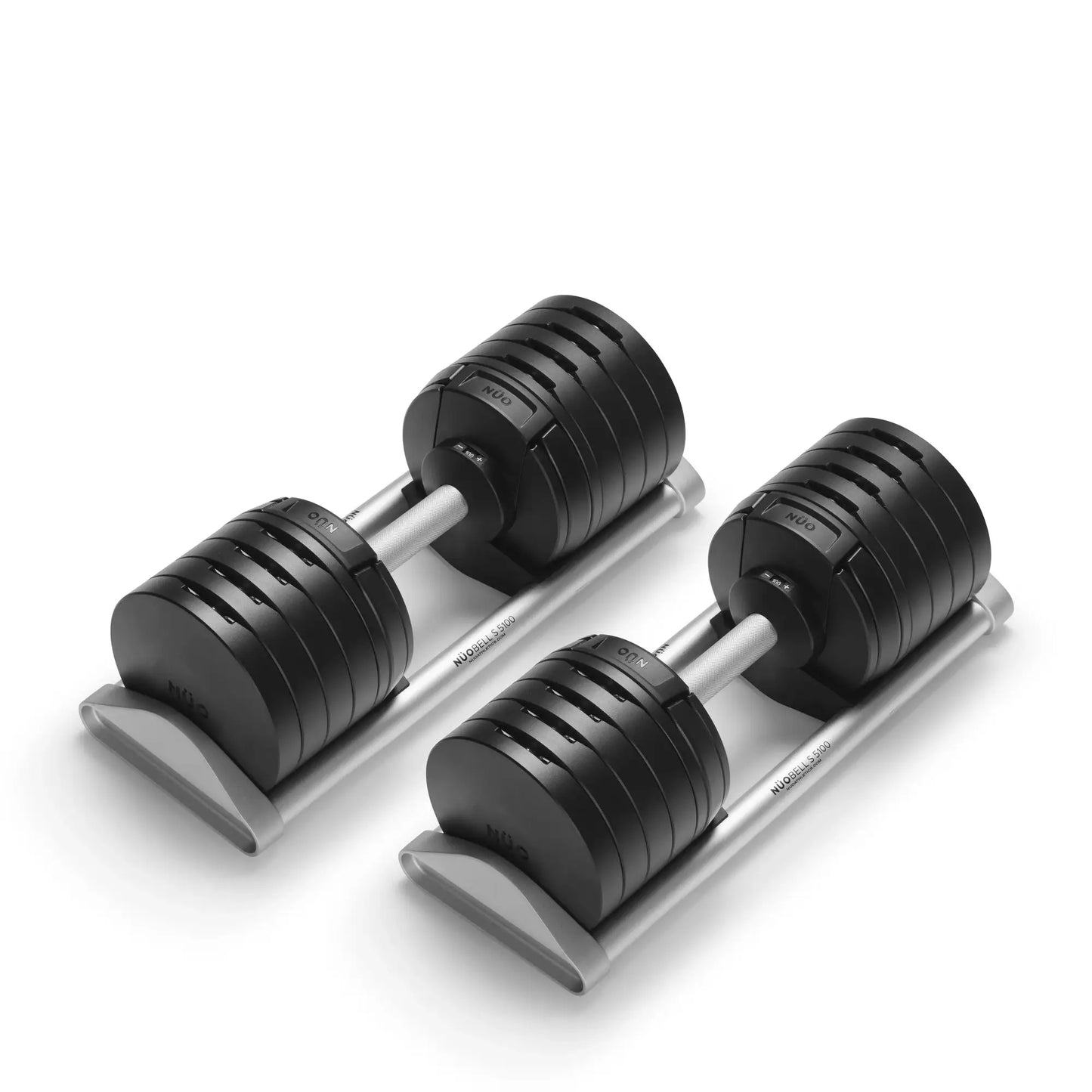 NUOBELL S 5100 Silver - Adjustable Dumbbell Pair