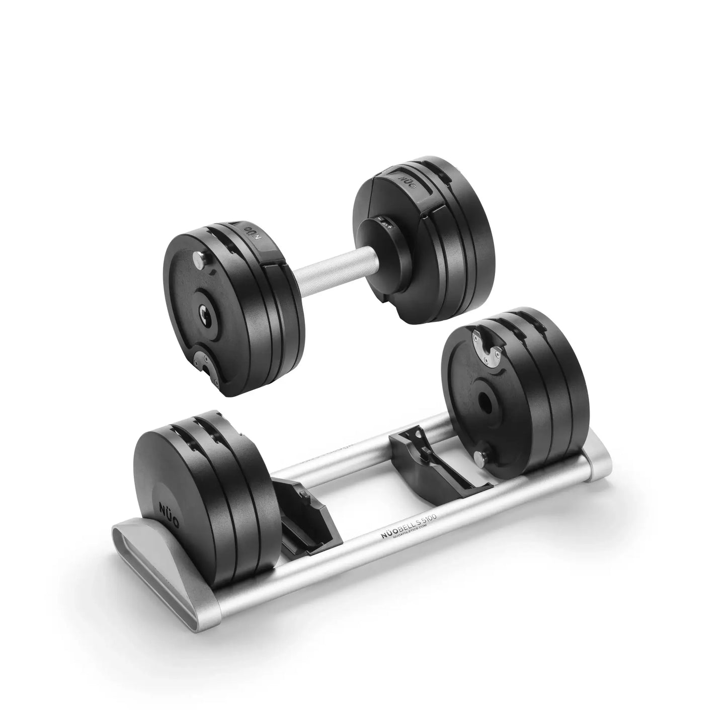 NUOBELL S 5100 Silver - Adjustable Dumbbell Pair