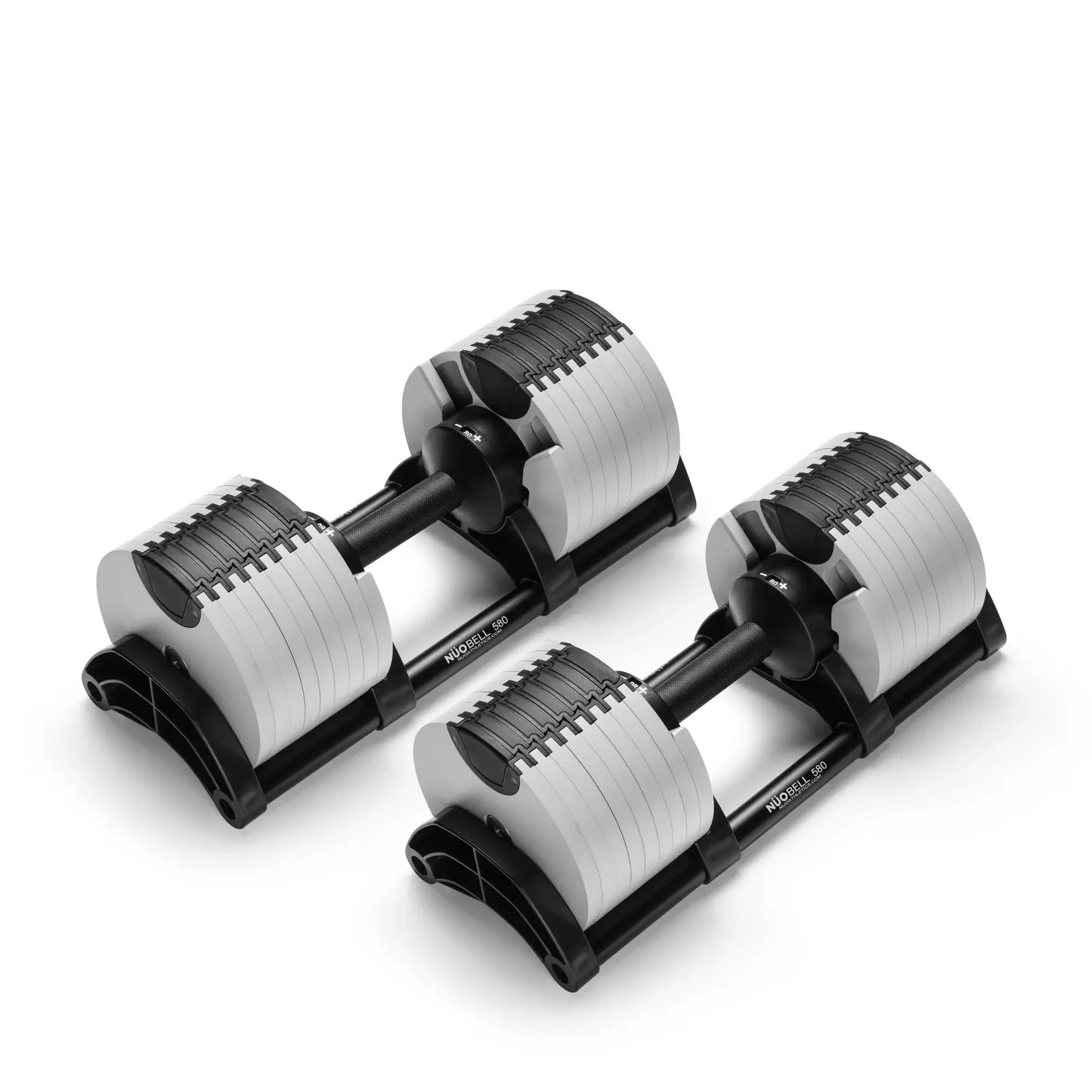 NUOBELL 580 Ash - Paire d'haltères ajustables