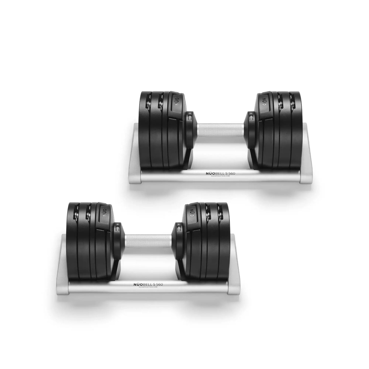 NUOBELL S 560 Argent - Paire d'haltères réglables