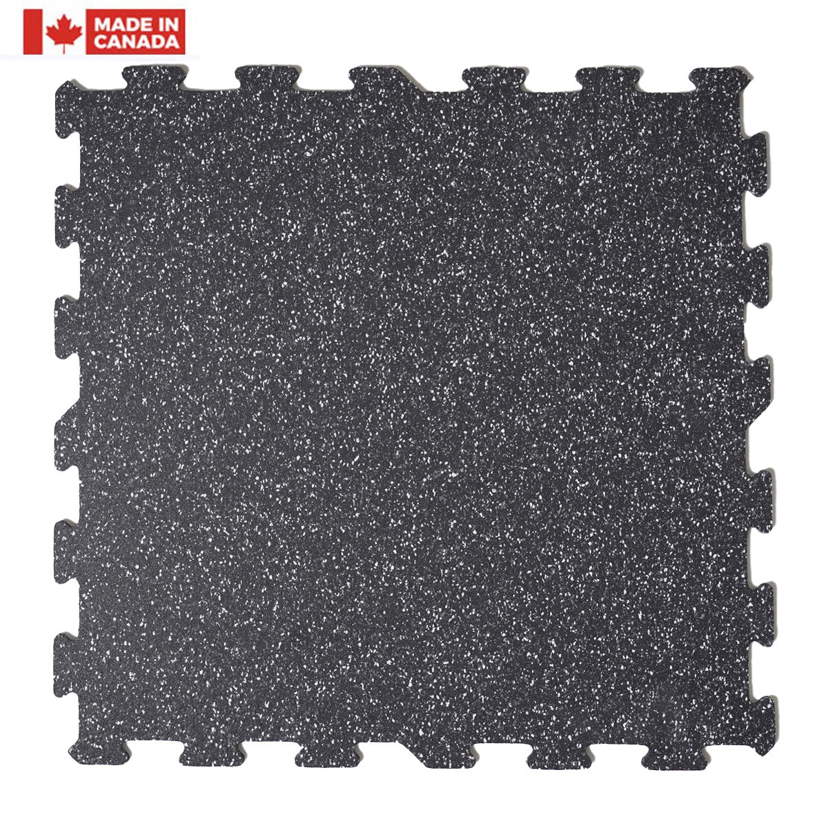 Gorilla 2x2 8mm Interlocking Rubber Tile - Onyx Premium - Single or 12 Pack