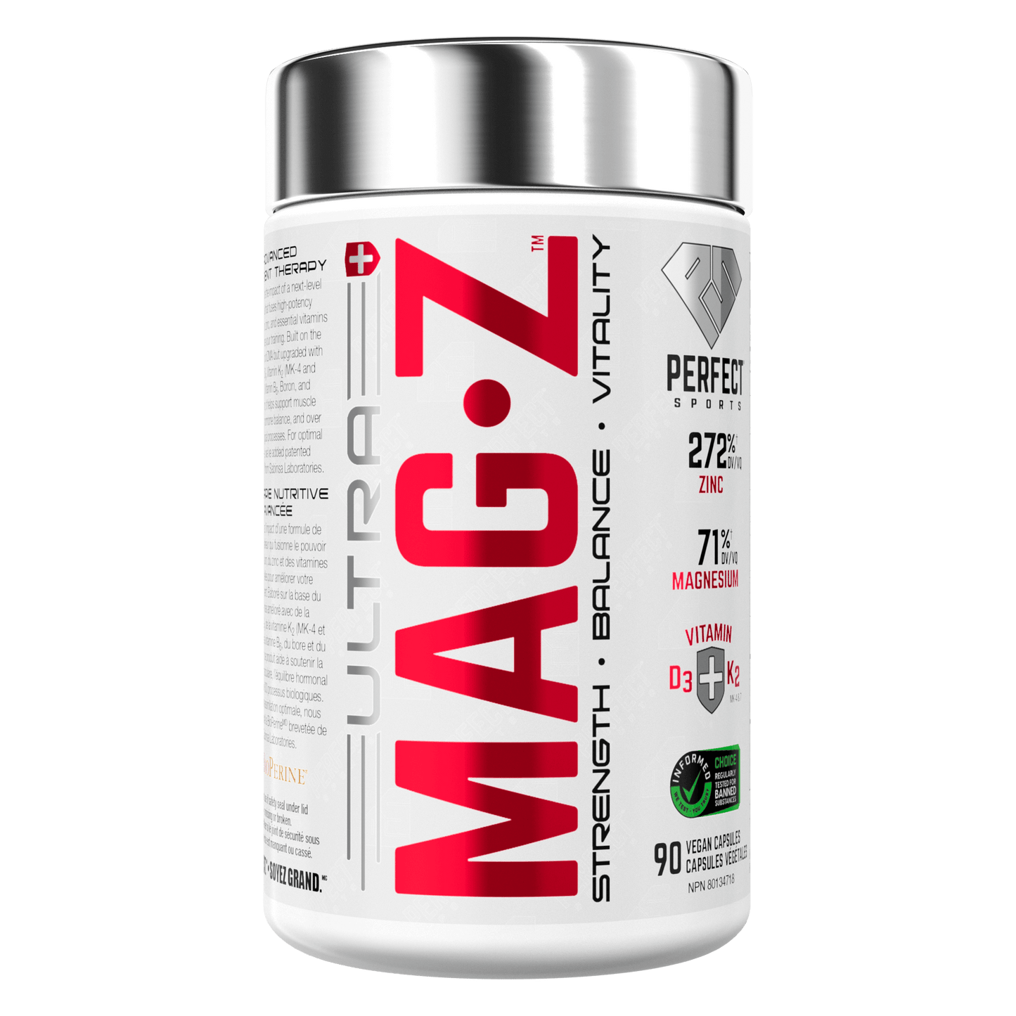 Ultra Mag-Z - 90 gélules végétaliennes