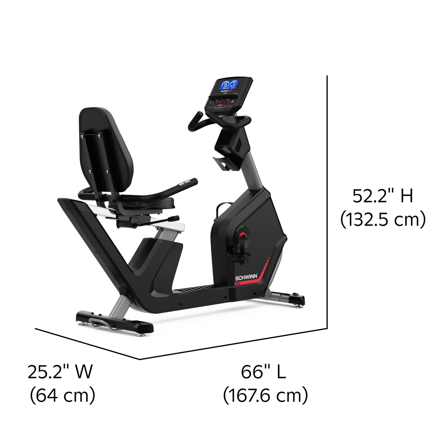 Schwinn - Vélo semi-allongé 280