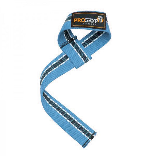 PRO-4 1 1/2" COTTON LIFTING STRAPS - BLUE Strength & Conditioning Canada.