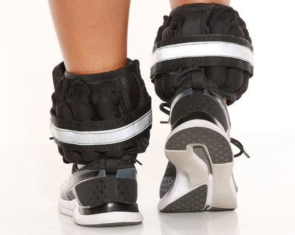 Adjustable Ankle Weights - 10lb Pair -  Element Fitness Fitness Accessories Canada.