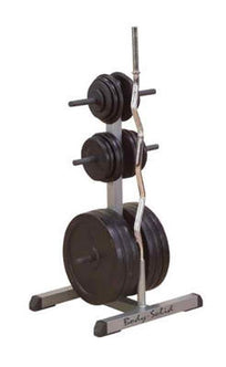Body-Solid GSWT Standard Plate Tree & Bar Holder Strength & Conditioning Canada.