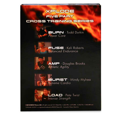 BOSU Xplode 2-DVD Set Fitness Accessories Canada.