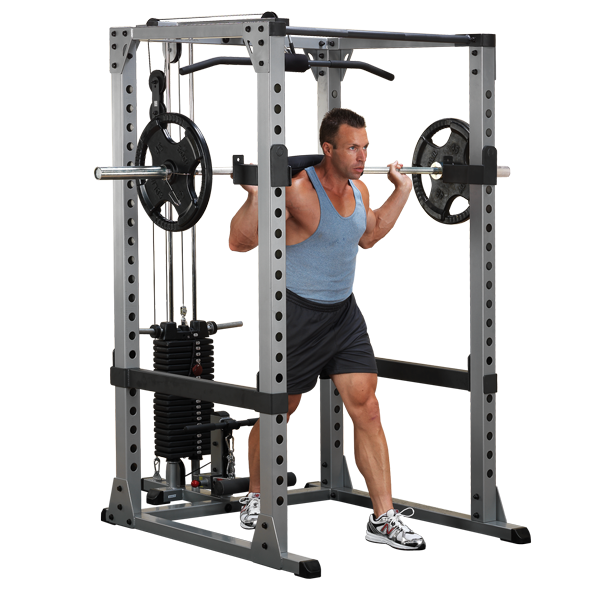 Body-Solid Pro Power Rack Set GPR378S Strength Machines Canada.
