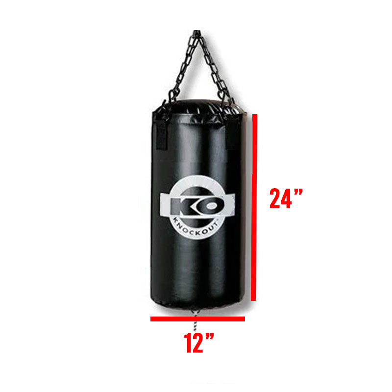 SAC DE FRAPPE LOURD EN PVC 25 LB SANS REMPLISSAGE