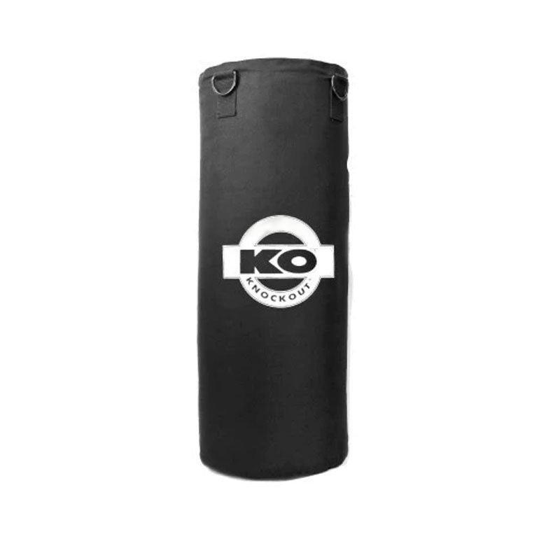 KO SAC DE FRAPPE LOURD EN TOILE 50LB, NON REMPLI - NOIR