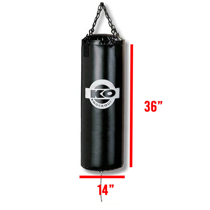 SAC DE FRAPPES LOURD 50 LB EN PVC, VIDE, SANS SUPPORT