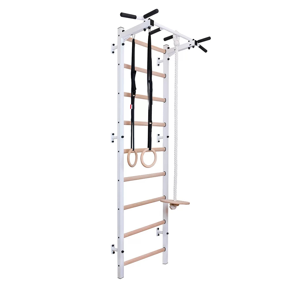 BenchK S7 Blanc - 721W avec barre de traction en acier PB2W + accessoires de gymnastique A204