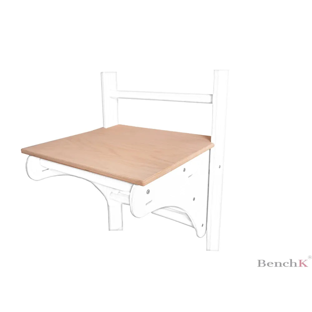 BenchK S2 Blanc - 212W avec barre de traction en bois + accessoires de gymnastique A204 et plateau de banc