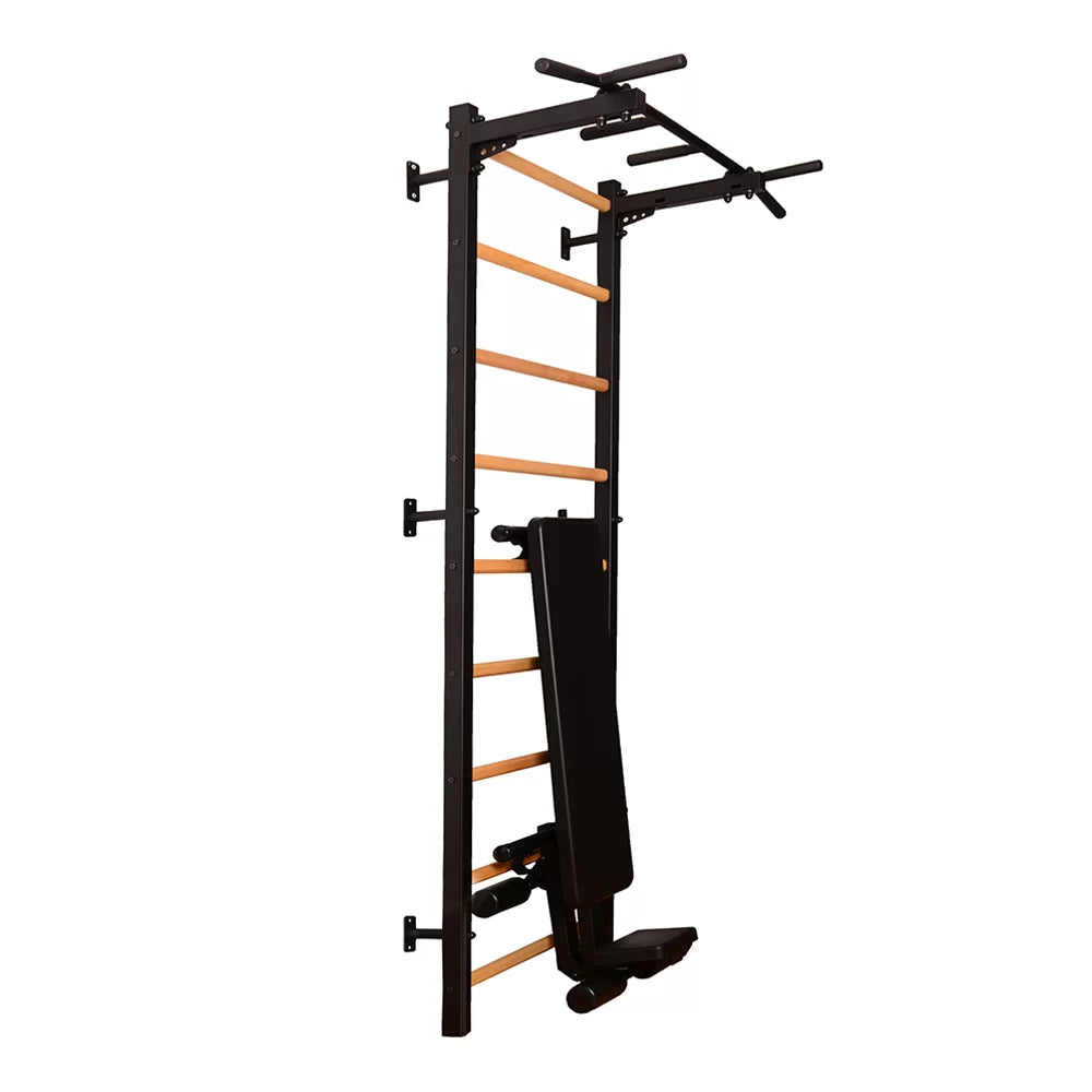 BenchK S7 Noir - 723B avec barre de traction en acier PB2B + barre de dips et banc de musculation