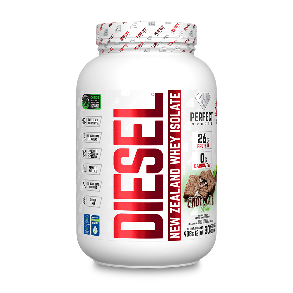 ISOLAT DE PROTÉINE DE WHEY DIESEL® – SAVEUR CHOCOLAT MENTHE