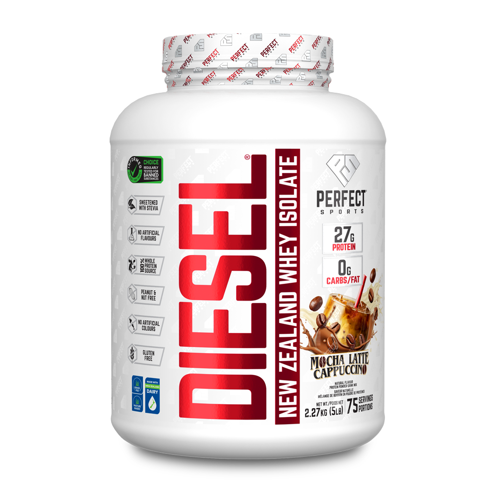 ISOLAT DE PROTÉINES DE LACTOSÉRUM DIESEL® - SAVEUR MOCHA LATTE CAPPUCCINO