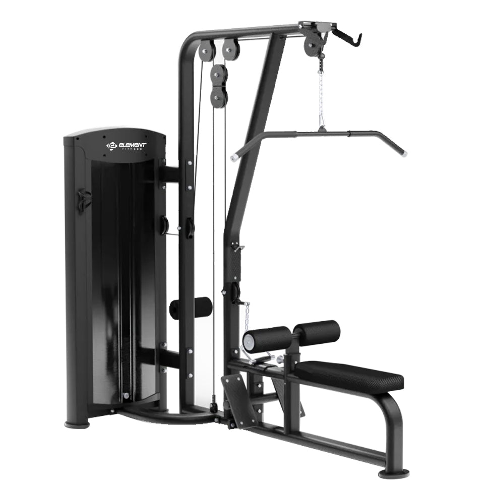 Element Fitness - Cobalt Double poulie haute & rameur assis