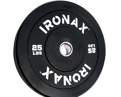 IRONAX ATHLETIC SERIES 25LBS COMMERCIAL BUMPER PLATE