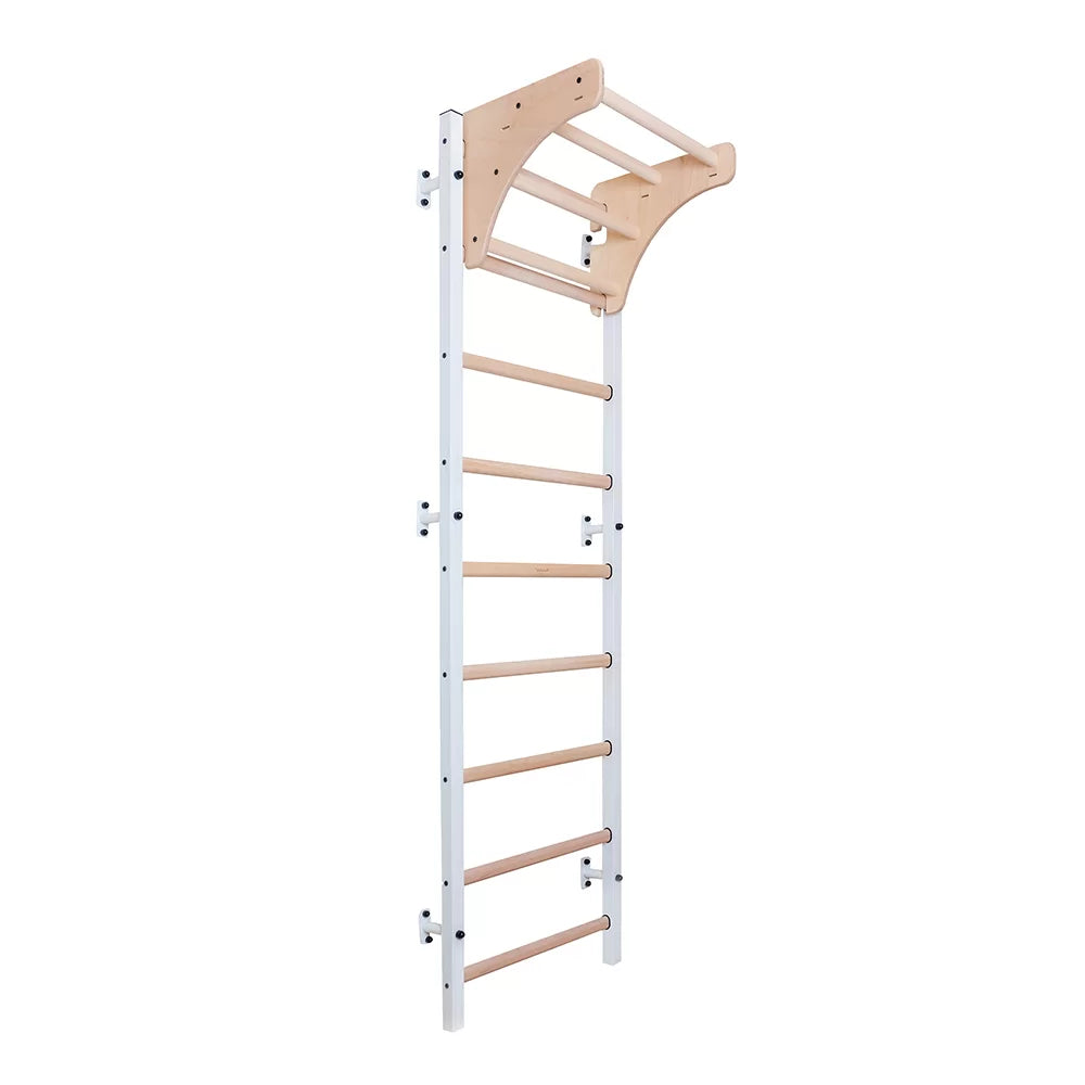 BenchK S7 Blanc - 711W avec barre de traction en bois