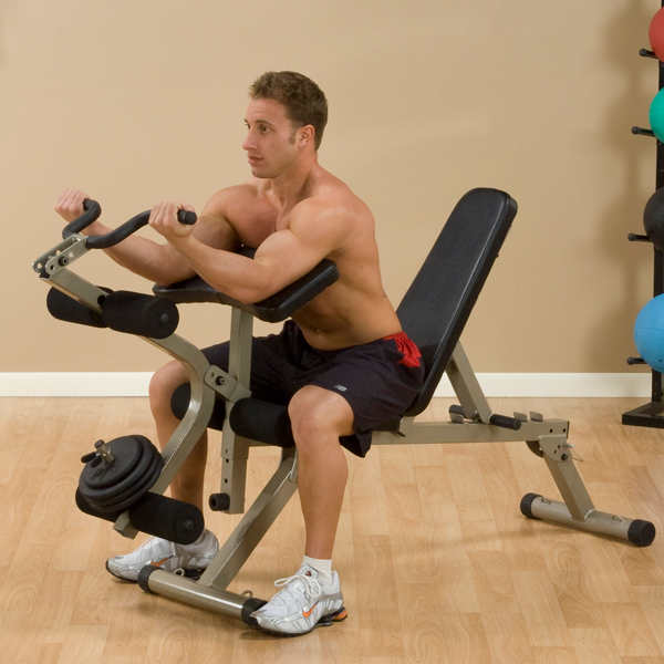 Best Fitness Leg Developer & Preacher Curl Attachment BFPL10 Strength Machines Canada.