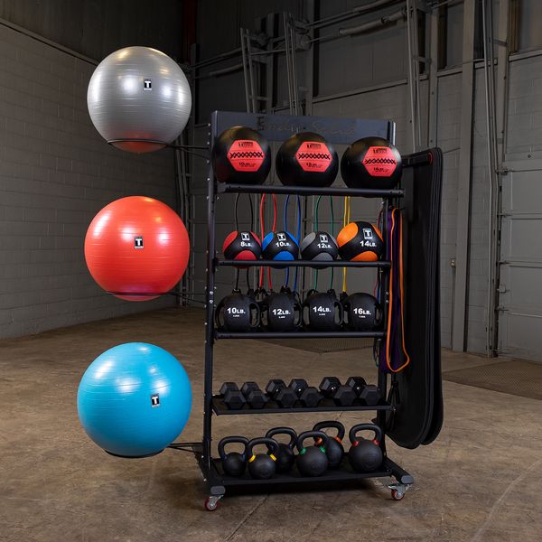Body Solid - Tour de rangement multi-accessoires GAR250