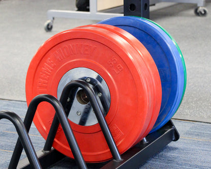 XM FITNESS Bumper Plate Storage Unit Strength & Conditioning Canada.
