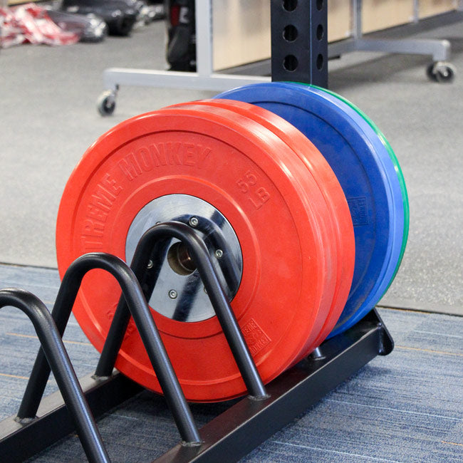 XM FITNESS Bumper Plate Storage Unit Strength & Conditioning Canada.
