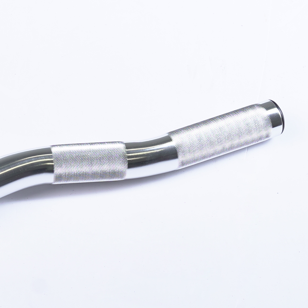 Element Fitness Barre de curl EZ en aluminium 24 po