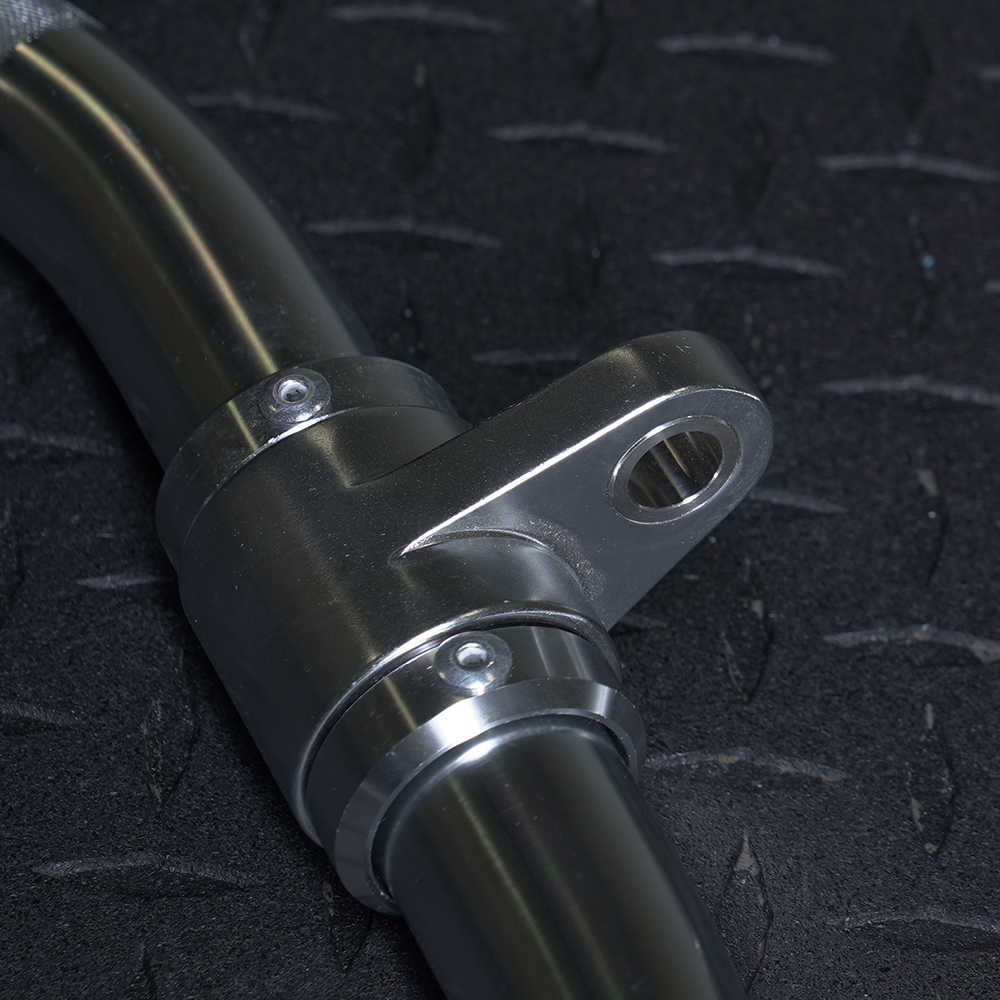 Element Fitness Barre de curl EZ en aluminium 24 po