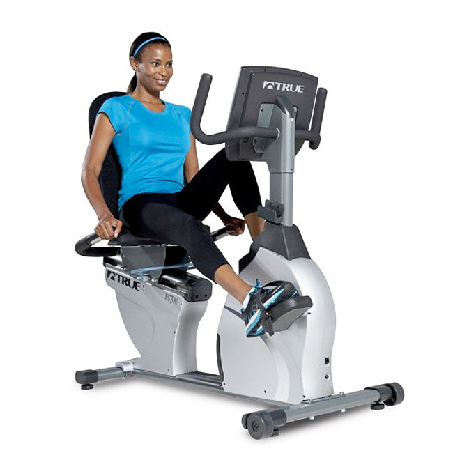 TRUE Fitness ES700 Recumbent Bike - EmergeLED Cardio Canada.