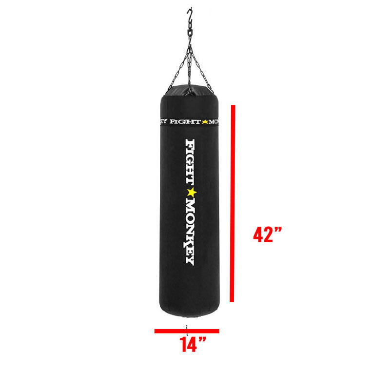 FM GAINE DE SAC DE FRAPPE 75 LB EN PVC HAUT DE GAMME NON REMPLIE