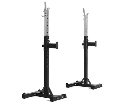 XM FITNESS Deluxe Squat Stands Pair Strength Machines Canada.