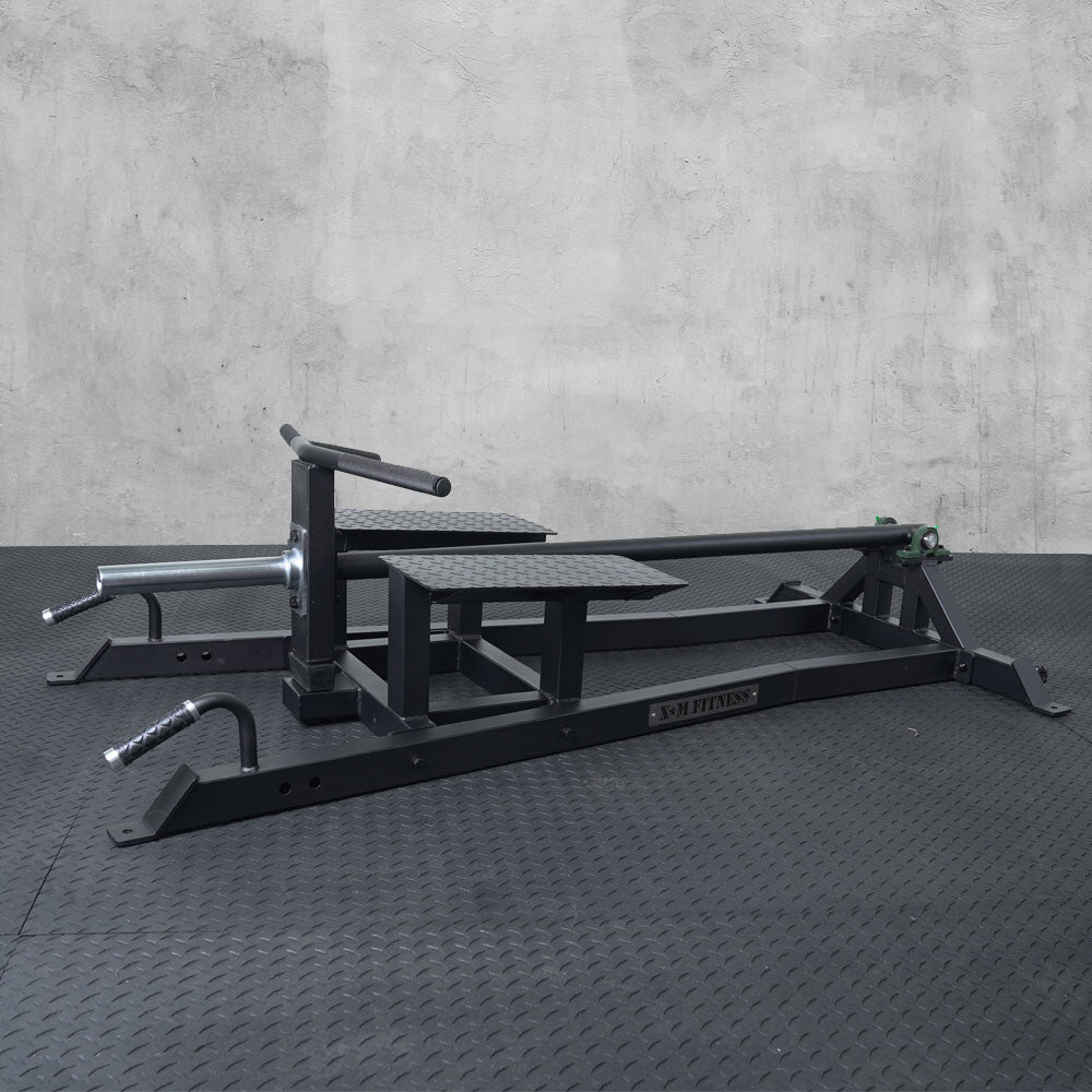 XM FITNESS BARRE EN T POUR TIRAGE RAMEUR