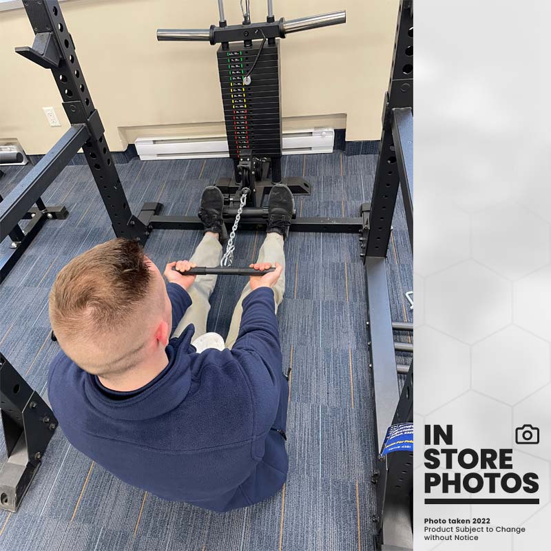 XM Fitness Infinity Rack Lat Pull Down et pile de poids