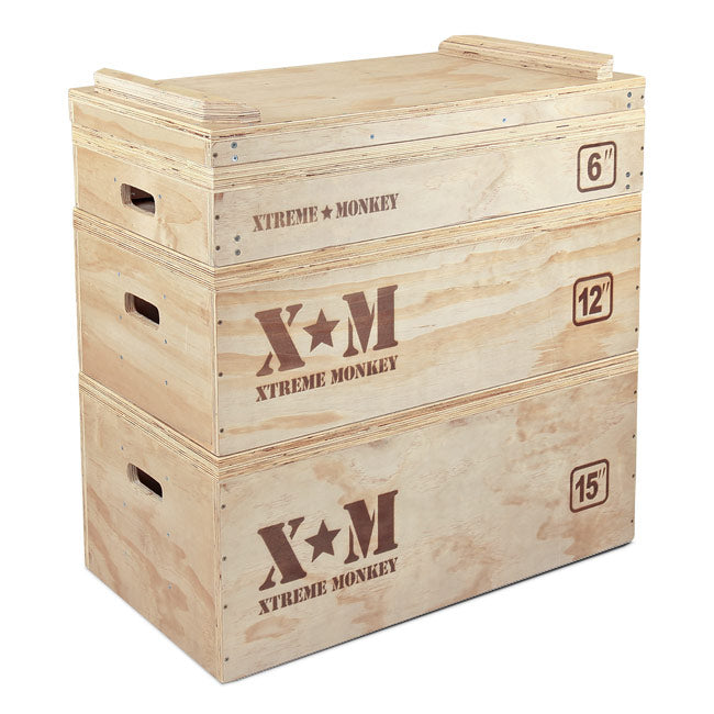 XM FITNESS Wood Jerk Blocks Strength & Conditioning Canada.
