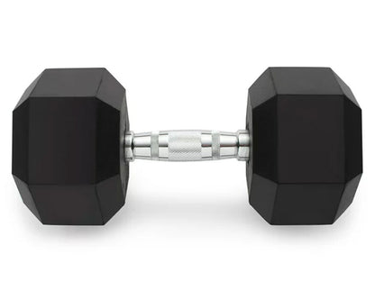 Weider Rubber Hex Dumbbell, 115 lbs - Sold Individually