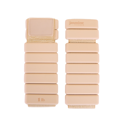 Jasmine Fitness - Weighted Bangles - Desert 1lbs (PAIR)