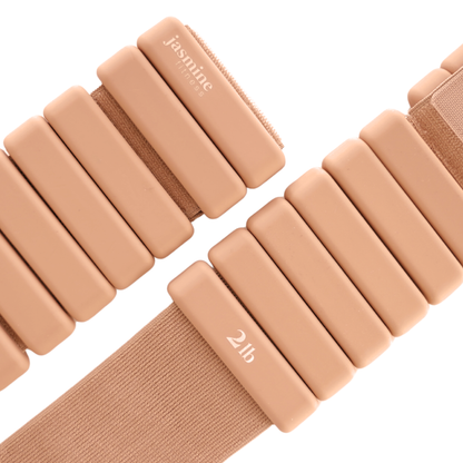 Jasmine Fitness - Weighted Bangles - Clay 2lbs (PAIR)