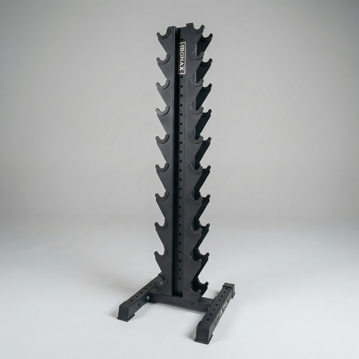 IRONAX 10 Pair Vertical Dumbbell Rack